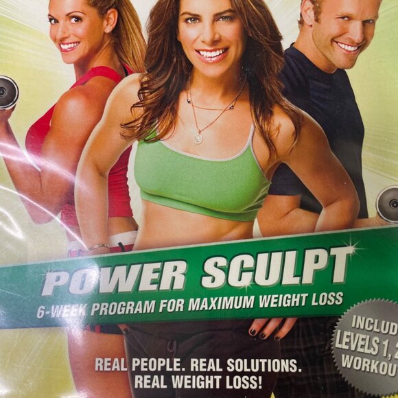 Jilian Michaels The Biggest Loser Power Sculpt 6 Week Program u Levels 1 2 3 W - Picture 3 of 8